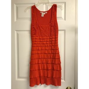 Max Studio Coral Ruffle Dress